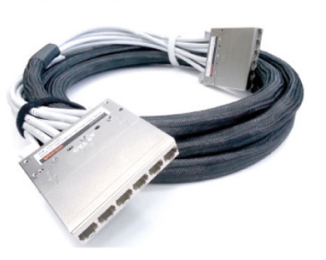 Hyperline PPTR-CT-CSS/C6-D-CSS/C6-LSZH-5M-GY Претерминированная медная кабельная сборка с кассетами с 6 портами RJ-45 на обоих концах, категория 6, LSZH, 5 м, цвет серый