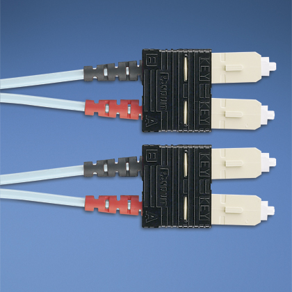 PANDUIT FXD3-3M3Y Многомодовый дуплексный патч-корд SC-SC 50/125 (ОМ3), 10Gb, OFNR, 3м. (замена на FX23RSNSNSNM003)