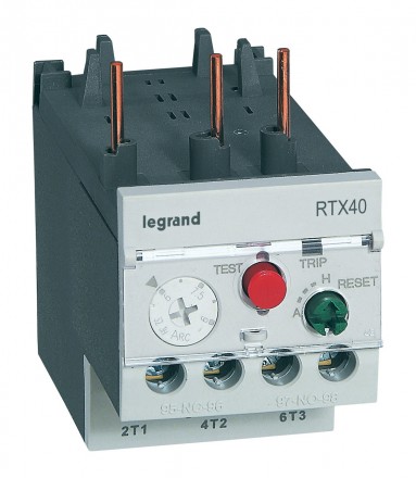 LEGRAND 416664 Тепловое реле защиты от перегрузки RTX3 40, 0.63-1.0A