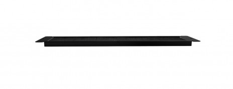 Hyperline TCB-TTB-RAL9004 Панель с щеточным кабельным вводом в пол/потолок для шкафов серии TTB, TTR, TWB, TWL, 65 мм х 293 мм (ШхД), цвет черный (RAL 9004) - фото 3