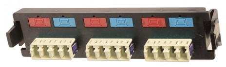 Siemon RIC-F-LC12-01C-SALE Quick-Pack Панель с 3 LC четверными адаптерами, 12 волокон, многомод, цвет адаптеров бежевый (для RIC3, SWIC3, FCP3) (РАСПРОДАЖА)