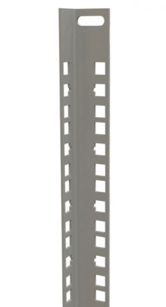 Hyperline CPR19-6U-RAL7035 19'' монтажный профиль высотой 6U, для шкафов TWB / TWL, цвет серый (2 шт. в комплекте) - фото 2