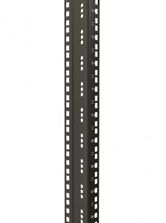 Hyperline CTRM19-18U-RAL9005 19'' монтажный профиль высотой 18U с маркировкой юнитов, для шкафов TTR, TTB, цвет черный RAL9005 (2 шт. в комплекте) - фото 2