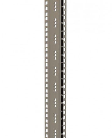 Hyperline CTRM19-27U-RAL7035 19'' монтажный профиль высотой 27U с маркировкой юнитов, для шкафов TTR, TTB, цвет серый RAL7035 (2 шт. в комплекте) - фото 2