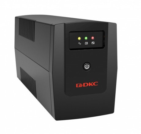 DKC / ДКС INFO600S Линейно-интерактивный ИБП, Info, 600VA/360W, 2xSchuko, 1x7Aч
