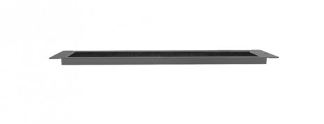 Hyperline TCB-TTB-RAL7035 Панель с щеточным кабельным вводом в пол/потолок для шкафов серии TTB, TTR, TWB, TWL, 65 мм х 293 мм (ШхД), цвет серый (RAL 7035) - фото 3