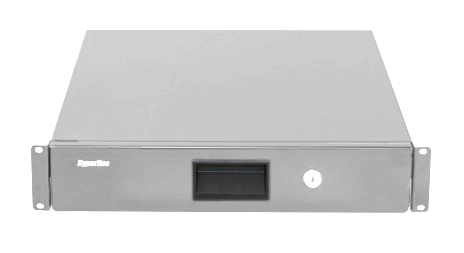 Hyperline TDR3-2U-460-RAL7035 Полка (ящик) для документов с замком, 2U, 88х483х460мм (ВхШхГ), цвет серый (RAL 7035)
