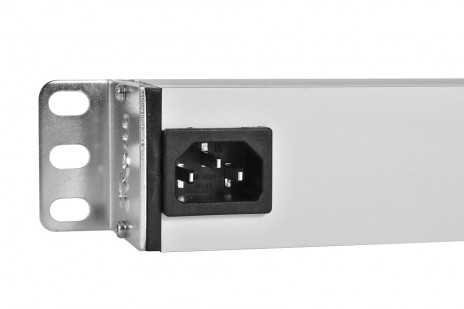 REM R-10-7S-FI-440-Z Блок розеток Rem-10 без шнура с фил. и инд., 7 Sсhuko, вход IEC 60320 C14, 10 A, алюм., 19", черный - фото 3