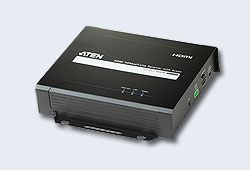 ATEN VE805R-AT-G Удлинитель-приемник, HDMI, HDBase-T, Lite, 60, м., 1xUTP, макс.разр.1080p, 60Hz, 60м, Cat5e/6;70м, Cat6a, HDMI+RJ45, бп, 220>, 5V, (max, data, rate, 6.75Gbps)
