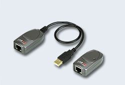 ATEN UCE260-AT-G Удлинитель, USB, 2.0, 60, м., 1xUTP, max, data, rate, high-speed, 480Mbps/full-speed, 12Mbps/low-speed, 1.5Mpbs, USB, A, DC, 5.3V