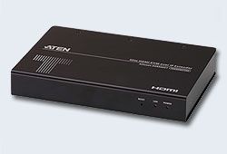 ATEN KE8900ST-AX-G Удлинитель-передатчик, KVM, USB, HDMI+RS232, 100, м., точка-точка/неогранич., в, пределах, LAN, GbE, (TCP/IP;IGMP), макс.разр.1920x1200, 60Hz, HDMI+USB, B+DB9+3-контактн., клемма, DC, 5V, (Virtual, Media)