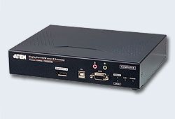 ATEN KE9950T-AX-G Удлинитель-передатчик, KVM, USB, DP+AUDIO+RS232, 100м., UTP/10км., SM, точка-точка/неогранич., в, пределах, LAN, 1xUTP/2xОптич.волокна, SFP(LC);GbE, (TCP/IP;IGMP), макс.разр.3840x2160, 30Hz, 4:4:4, 2xDP+2xUSB, A+USB