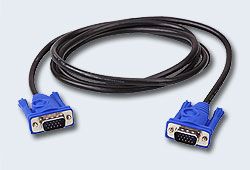 ATEN 2L-2503 Шнур, мониторный, HD, DB15, Male-Male, 12, проводов, опрессованный, 3, метр., черный