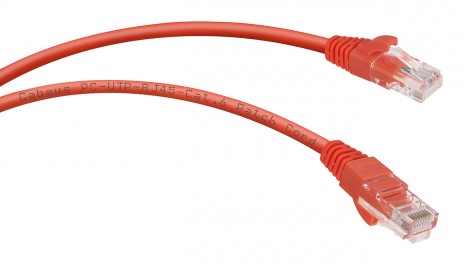 Cabeus PC-UTP-RJ45-Cat.6-0.3m-RD Патч-корд U/UTP, категория 6, 2xRJ45/8p8c, неэкранированный, красный, PVC, 0.3м