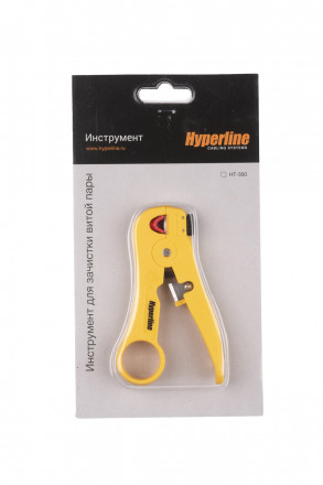 Hyperline HT-350 Инструмент для зачистки витой пары UTP/STP ф3,5-9мм - фото 3