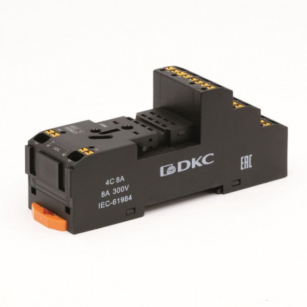 DKC / ДКС IR-B4-PT  Базовый пассивный элемент для установки одиночных реле, до 230 В АС \\ DC