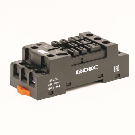 DKC / ДКС IR-B3-SC  Базовый пассивный элемент для установки одиночных реле, до 230 В АС \\ DC