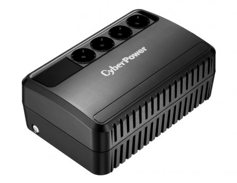 CyberPower BU1000E Линейно-интерактивный ИБП, аппрокс синус, 1000ВА/600Вт, USB (4 Schuko) (12В /5Ач х 2) - фото 2