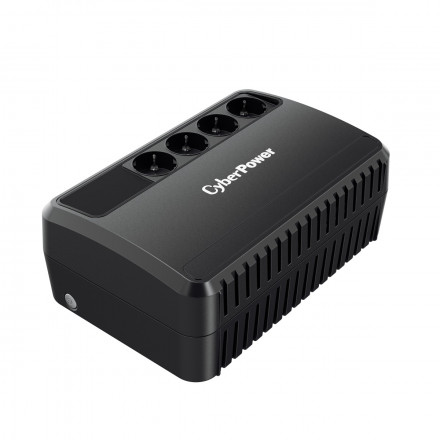 CyberPower BU850E Резервный ИБП, аппрокс синус, 850ВА/425Вт, USB (4 Schuko) (12В /7Ач х 1)
