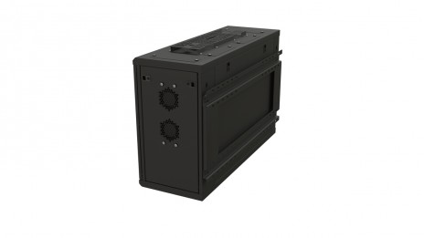 Hyperline TWH-0635-SD-RAL9005 Шкаф настенный 19-дюймовый (19"), 6U, 355х652х1000мм, цвет черный (RAL 9005) - фото 2