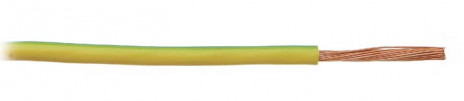 ПуГВ 16,0 (ПВ3) Провод желто-зеленый медный многожильный,повышенной гибкости,с ПВХ изоляцией,применяется для электрических установок (аналог ПВ3 16,0)