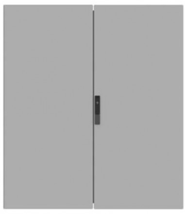 DKC / ДКС R5CPE1881 Дверь сплошная, 1800x800мм (ВхШ), двустворчатая, для шкафов серий DAE/CQE, IP65, цвет серый RAL 7035