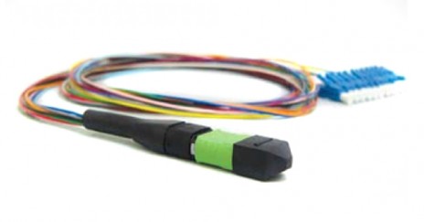 Сборки кабельные "гидра" волоконно-оптические MPO-LC Hyperline