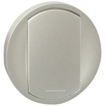 LEGRAND 068314 Лицевая панель для переключателя 1-полюсный на 2 направления 10 АХ с этикеткой, титан, Celiane