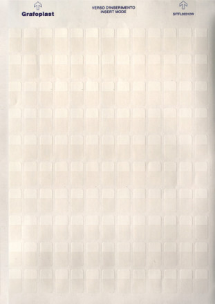 DKC / ДКС SITFL15025W (Заказная) Табличка самоламинирующаяся 150х25мм, поле для надписи 25х38мм, 70шт (10 листов А4), полиэстер,-40°C + 150°C, белая