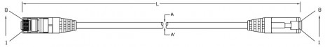 Hyperline PC-LPM-SFTP-RJ45-RJ45-C6-0.5M-LSZH-OR Патч-корд S/FTP, экранированный, Cat.6 (100% Fluke Component Tested), LSZH, 0.5 м, оранжевый - фото 3
