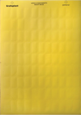 DKC / ДКС SITFP1020Y (Заказная) Табличка маркировочная 10х20мм, 1680шт (10 листов А4), полиэстер, -40°C + 150°C, желтая