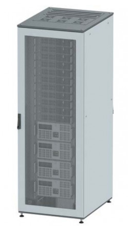 DKC / ДКС R5IT4288PF (Заказная) Напольный шкаф 42U 2000х800х800мм (ВхШхГ), две перфорированые двери, крыша укомплектована вводом и заглушками, серый