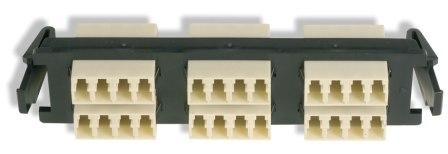 Siemon RIC-F-LC24-01C-SALE Quick-Pack Панель с 6 LC quadro адаптерами, 24 волокна, многомод, цвет адаптеров бежевый (для RIC3, SWIC3, FCP3) (РАСПРОДАЖА)