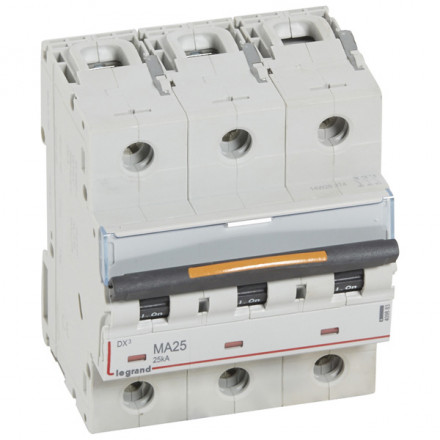 LEGRAND 409883 Автоматический выключатель, серия DX3, MA25A, 25кА, 3-полюсный
