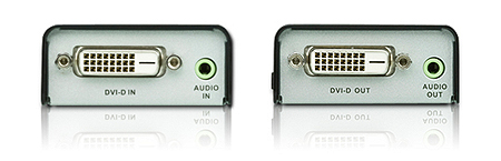 ATEN/VANCRYST VE602-AT-G Удлинитель, DVI+AUDIO, 60 метр., 2xUTP Cat5e, DVI-D+MINIJACK, F, без шнуров, 2xБ.П. 220> 5.3V, (DUAL LINK 2560x1600/40м;SINGLE LINK 1920x1200/40м 60Hz;1080p/40м;HDCP) - фото 2
