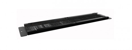 Hyperline TCB-TTB-RAL9004 Панель с щеточным кабельным вводом в пол/потолок для шкафов серии TTB, TTR, TWB, TWL, 65 мм х 293 мм (ШхД), цвет черный (RAL 9004) - фото 2
