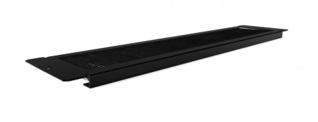 Hyperline TCB-TTB-RAL9004 Панель с щеточным кабельным вводом в пол/потолок для шкафов серии TTB, TTR, TWB, TWL, 65 мм х 293 мм (ШхД), цвет черный (RAL 9004) - фото 4