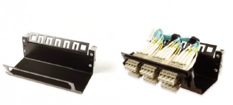 Siemon DIN-PNL-RIC-01-SALE Патч-панель модульная, для панелей RIC, монтаж на DIN-рейку, 58 мм х 154 мм х 108 мм (ВхШхГ), в комплекте 4 кабельные стяжки и 2 клипсы, черная (РАСПРОДАЖА)