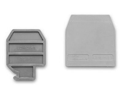 DKC / ДКС ZHM411GR (Заказная) HMT.1/1+2/PTGR, торцевой изолятор серый для НММ.1/1+2 (цена за шт.)
