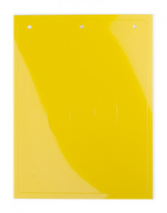 DKC / ДКС TAEM062Y (Заказная) Табличка полужесткая для маркировки кнопок аварийного останова. ПВХ. Желтая.