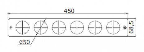 DKC / ДКС 88236 Пластина для ввода труб в опалубку - фото 2