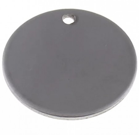 BRADY gws227116 Бирки из аллюминия без нанесения (круглые), диаметр 38 мм, 25 штук