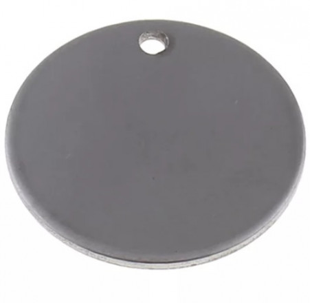 BRADY gws227118 Бирки из нержавеющей стали без нанесения (круглые), диаметр 38 мм, 25 штук
