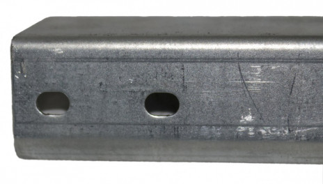 Hyperline TGB3-650-ZN Горизонтальный опорный уголок длиной 650 мм, оцинкованная сталь (для шкафов серии TTB, TTR) - фото 3