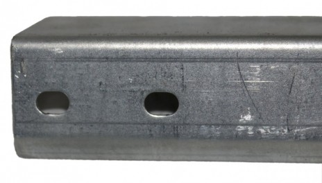 Hyperline TGB3-575-ZN Горизонтальный опорный уголок длиной 575 мм, оцинкованная сталь (для шкафов серии TTB) - фото 3