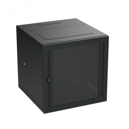 DKC / ДКС R5STI2065GSB (Заказная) Шкаф телекоммуникационный навесной, трехсекционный, 20U (1000х600х650) дверь стекло, цвет черный RAL 9005