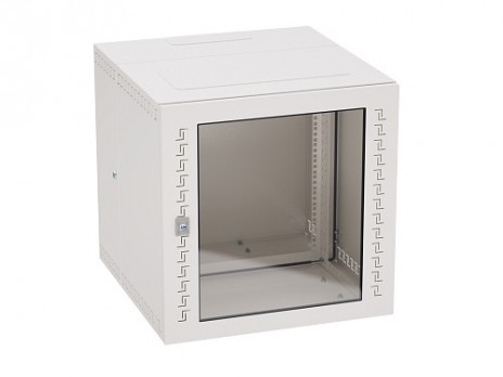 DKC / ДКС R5STI2065GS Шкаф телекоммуникационный навесной, трехсекционный, 20U (1000х600х650) дверь стекло, цвет серый RAL7035
