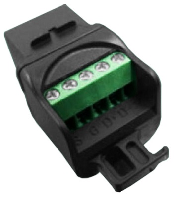Hyperline KJ1-USB-A2-SCRW-BK Вставка формата Keystone Jack USB 2.0 (Type A) под винт, ROHS, черная - фото 2