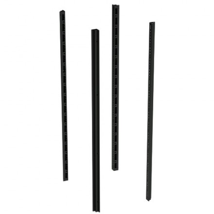 DKC / ДКС R5KMN18B Комплект вертикальных стоек, В=1800мм, в упаковке-4шт, для шкафов серии CQE, сталь, цвет черный RAL9005