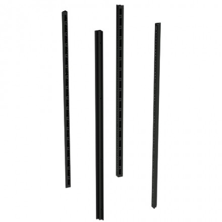 DKC / ДКС R5KMN20B Комплект вертикальных стоек, В=2000мм, в упаковке-4шт, для шкафов серии CQE, сталь, цвет черный RAL9005